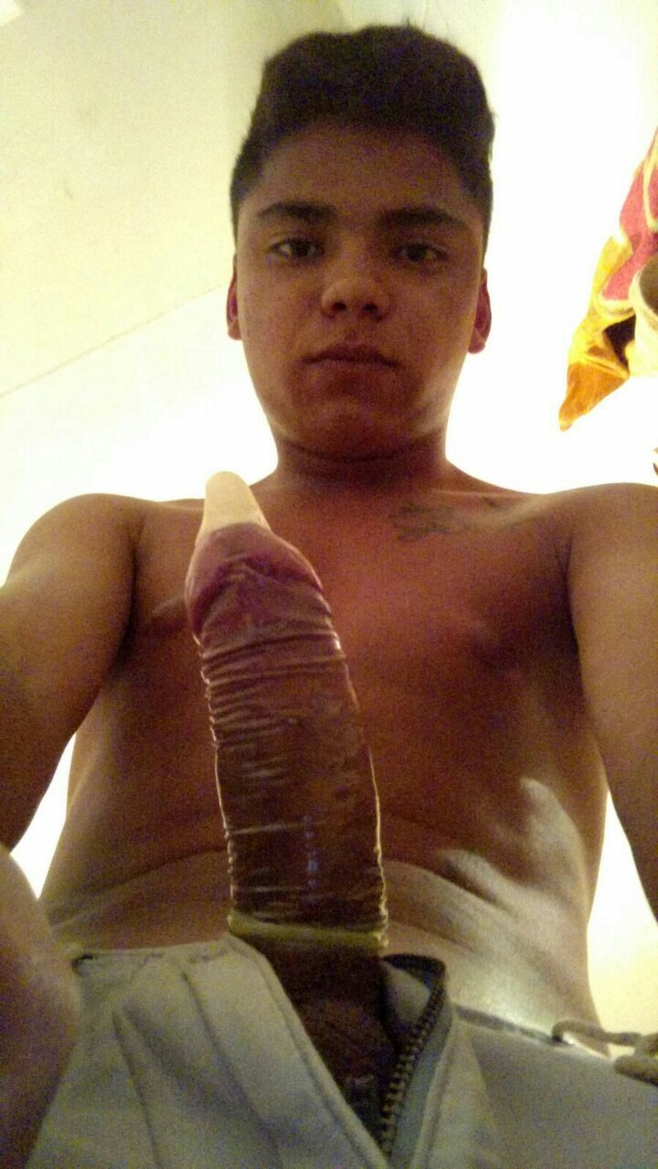 masturbating teen condom